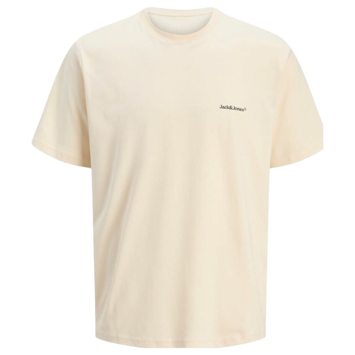 T-shirt med kortärm Herr Jack & Jones JORSPLIT BACK TEE 12272996 Vit
