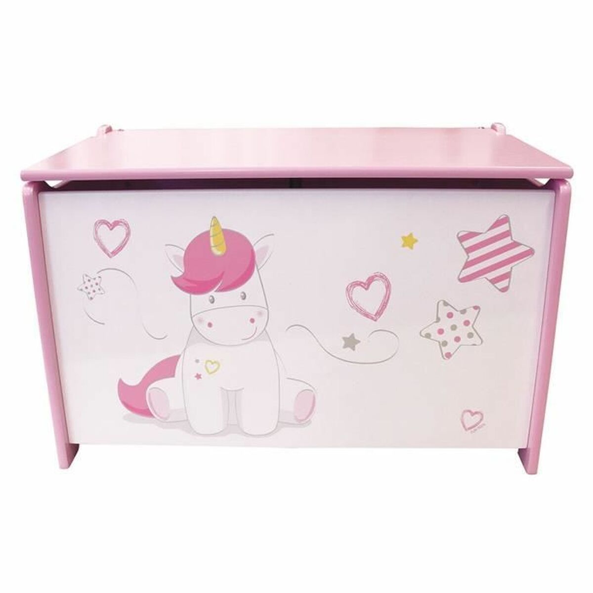 Koffert Fun House Unicorn Rosa Vit Trä - 6