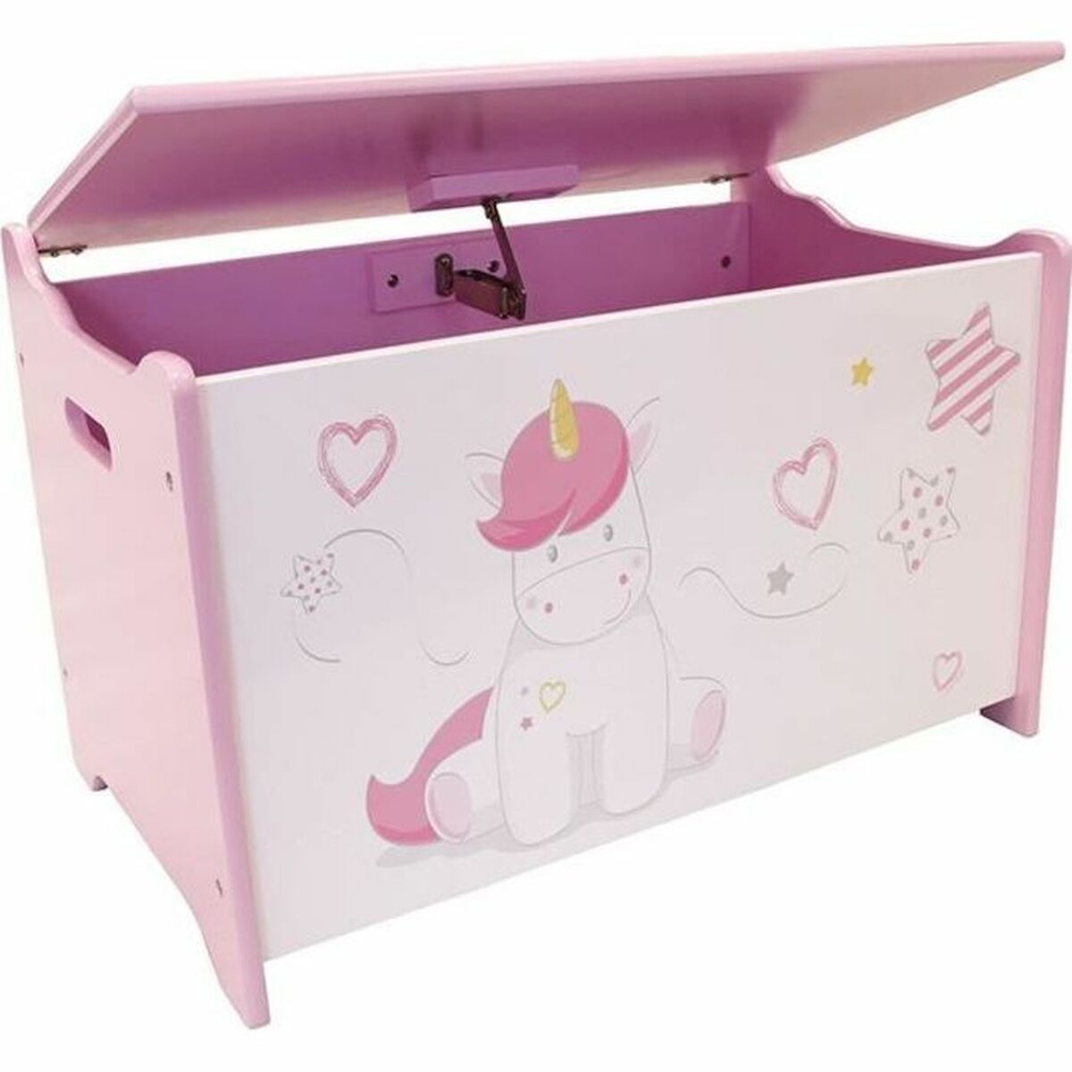 Koffert Fun House Unicorn Rosa Vit Trä - 4