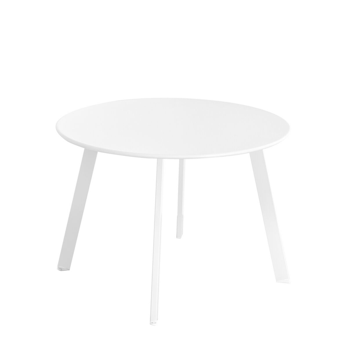 Sidobord Marzia 60 x 60 x 42 cm Stål Vit - 6