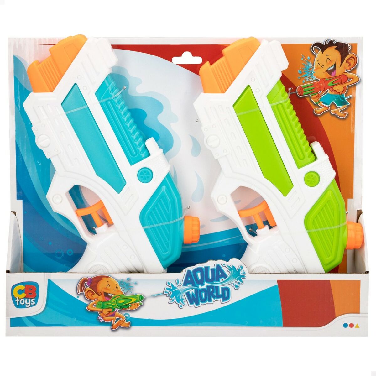 Uppsättning 2 Pistoler Colorbaby 200 ml 22 x 14 x 3,5 cm (6 antal) - 10