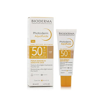 Solskydd med färg Bioderma Photoderm Aquafluide Light SPF 50+ 40 ml