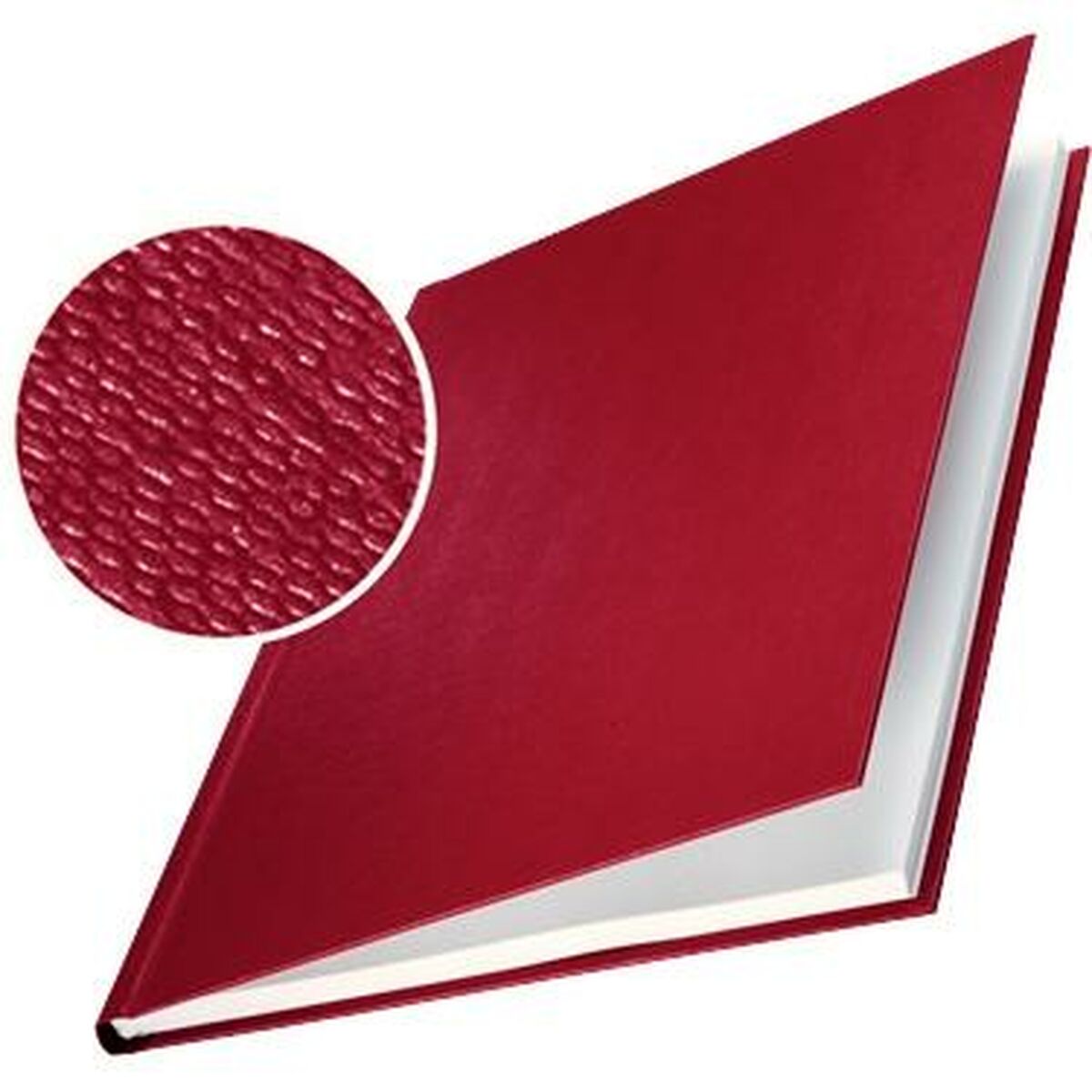 Skydd Leitz Hard Cover 7mm 10 antal A4 7 mm Bordeaux 10 Delar - 2