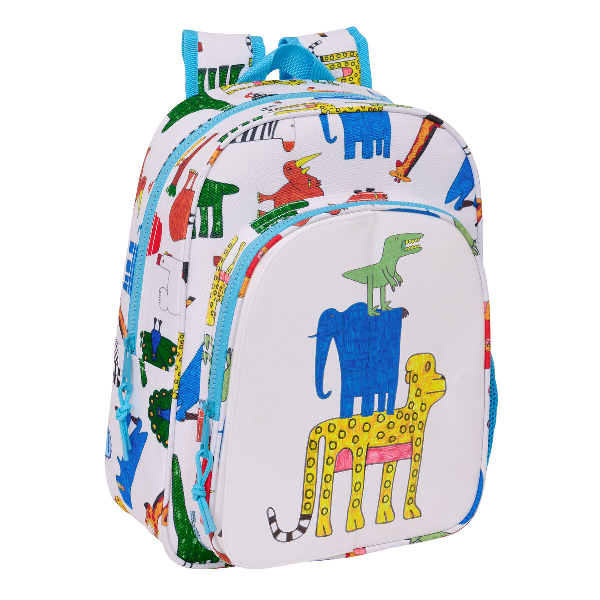 Skolryggsäck Algo de Jaime Vit 26 x 34 x 11 cm - 4