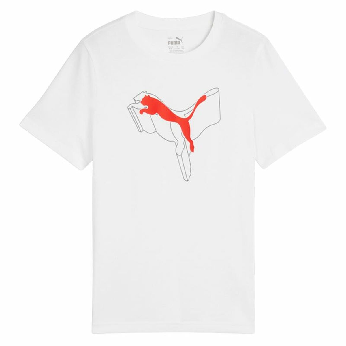 Barn T-shirt med kortärm Puma Essentials+ Logo Lab Graphic