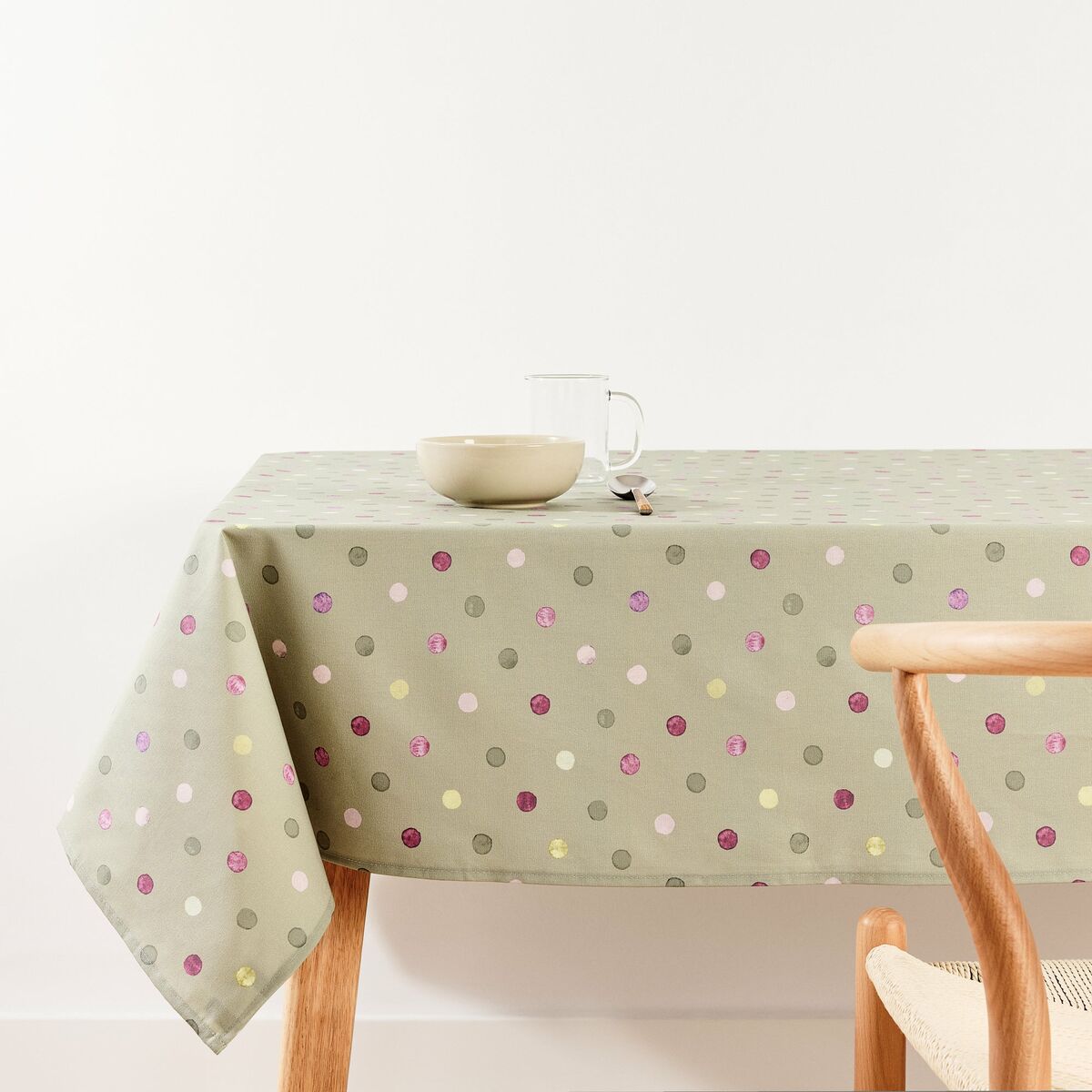 Bordsduk Belum 0120-356 Grön 100 x 80 cm Ärta