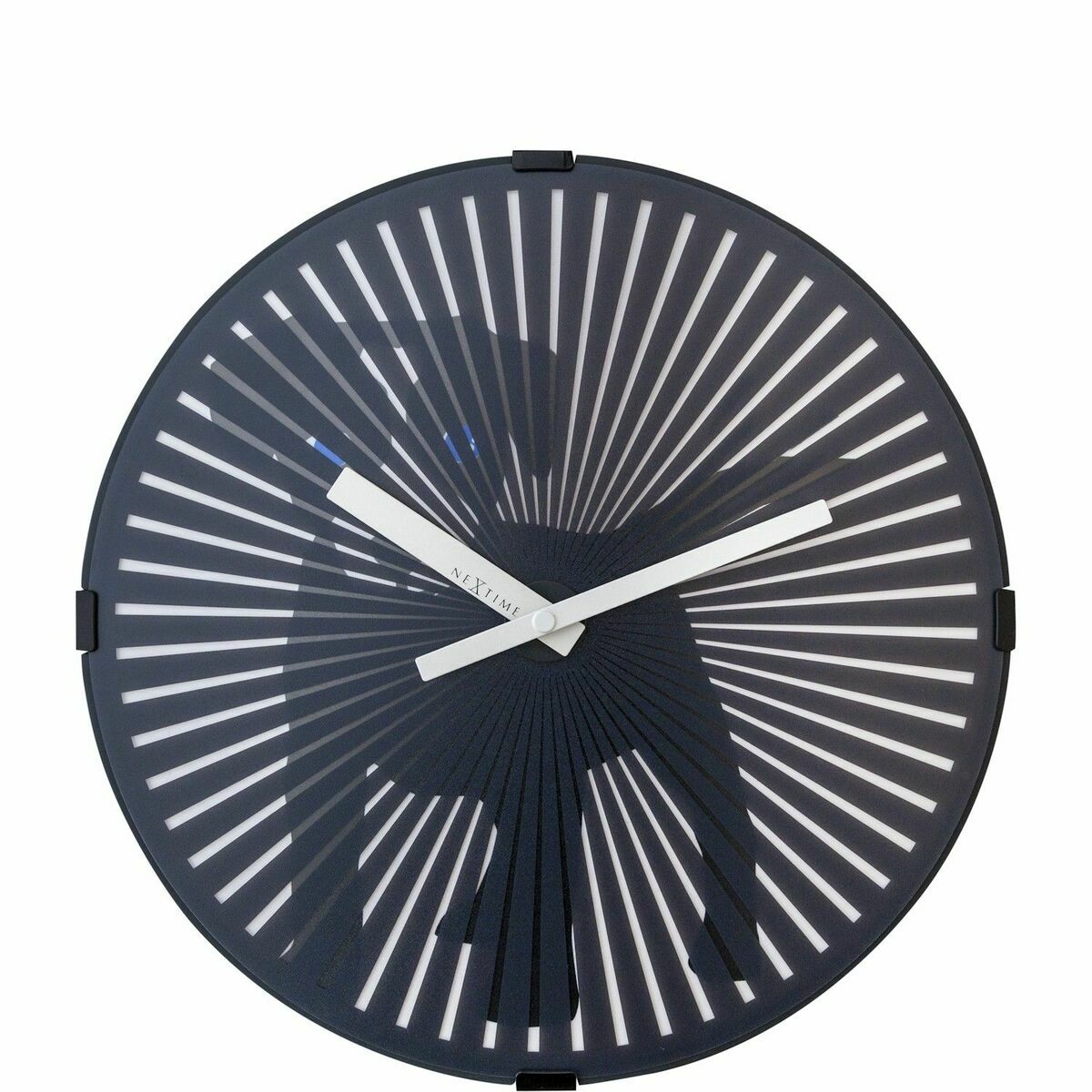 Väggklocka Nextime Svart Plast (Renoverade D)