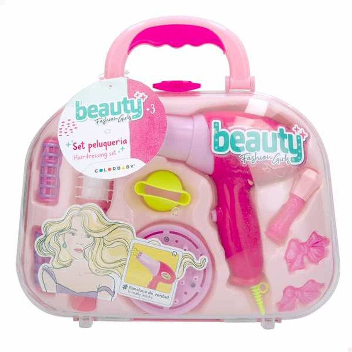 Hårstylingset Colorbaby 29.5 x 8.5 x 23 cm
