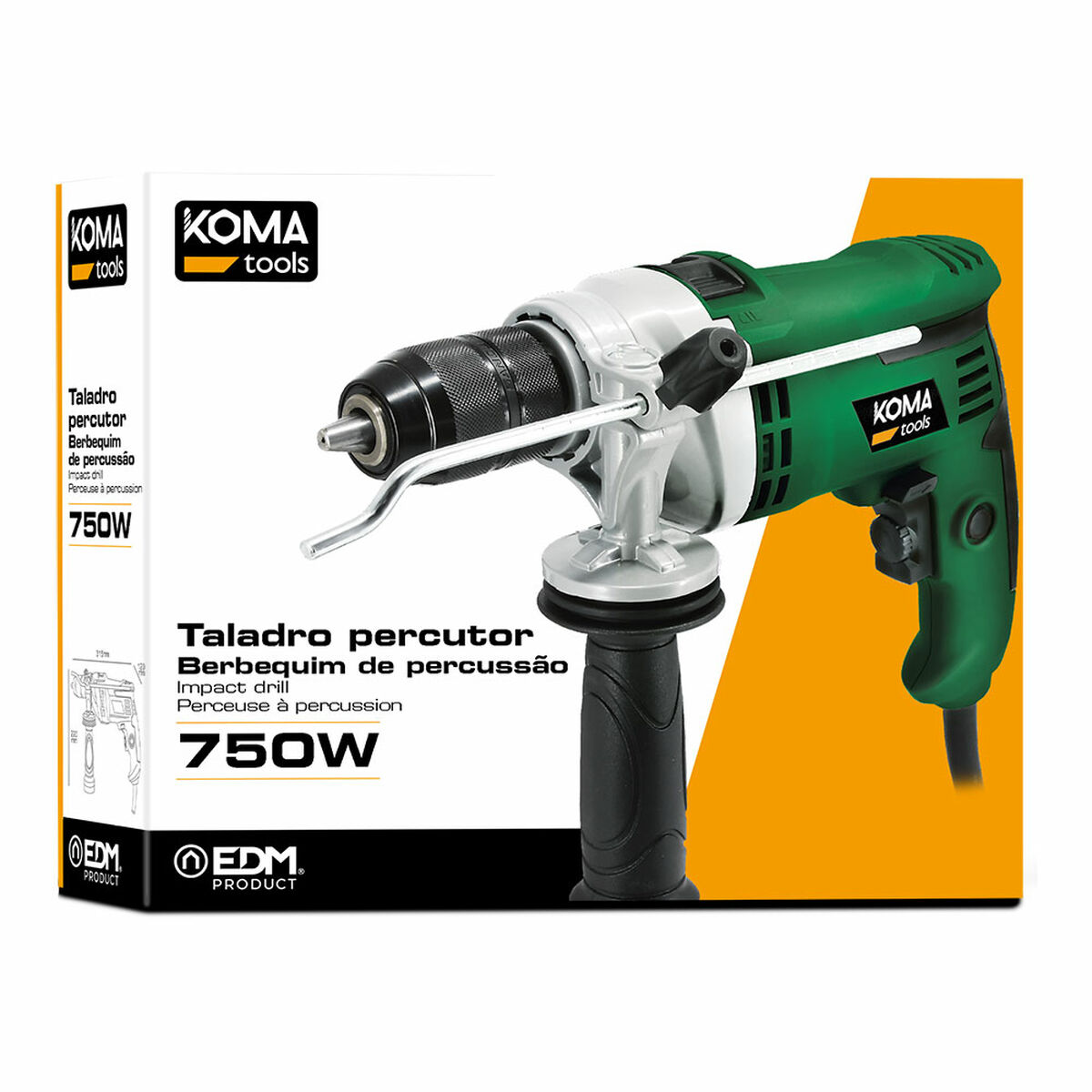 Borrmaskin Koma Tools 750 W 220-240 V - 6