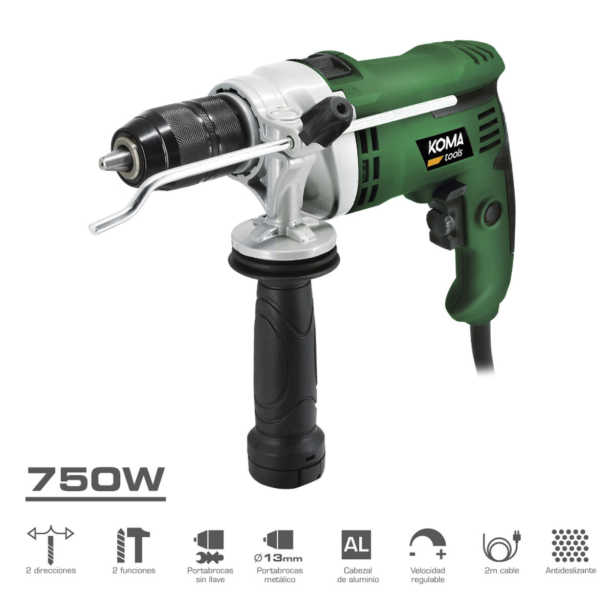 Borrmaskin Koma Tools 750 W 220-240 V - 4