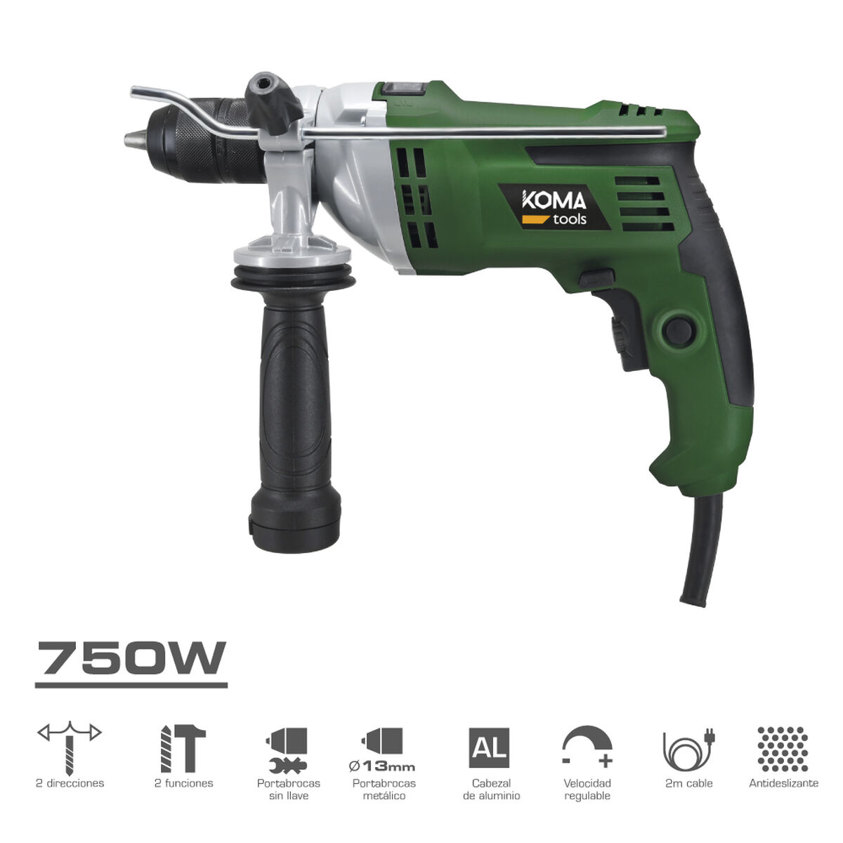 Borrmaskin Koma Tools 750 W 220-240 V - 5
