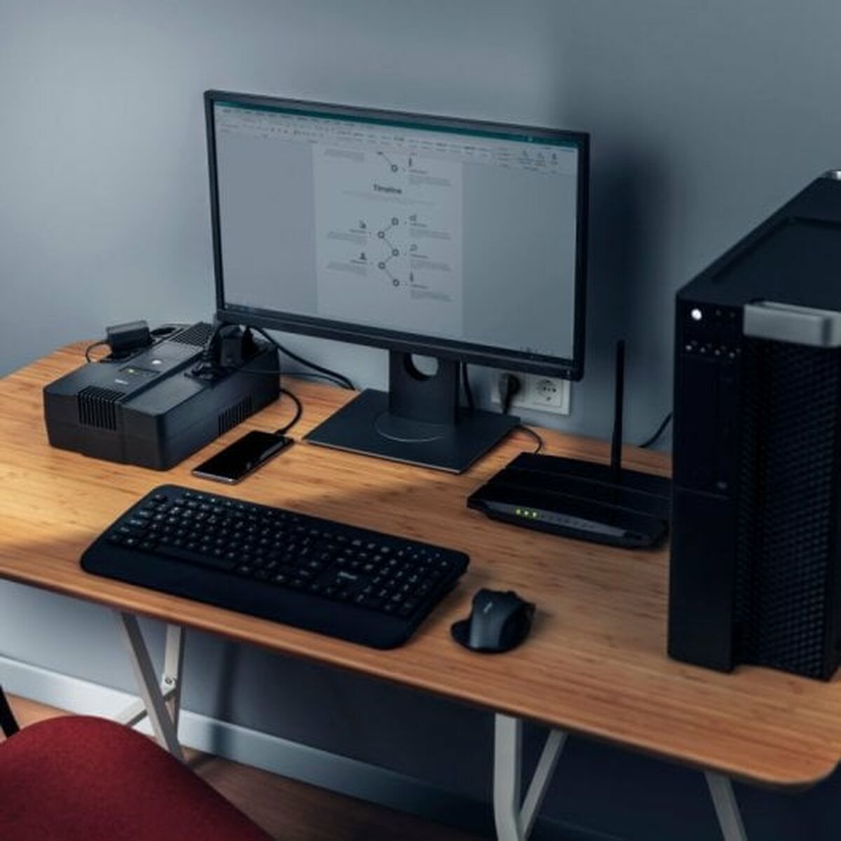 System för Avbrottsfri Strömförsörjning Interaktiv (UPS) Trust 23326 800 VA - 5