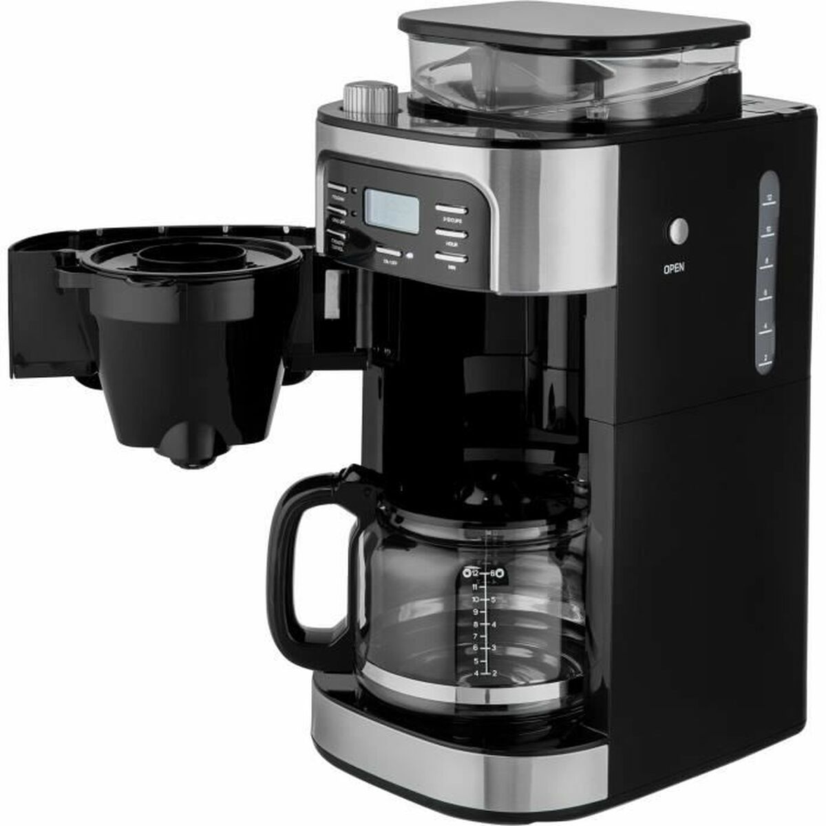 Superautomatisk kaffebryggare Sencor SCE 7000BK Svart Grå - 4