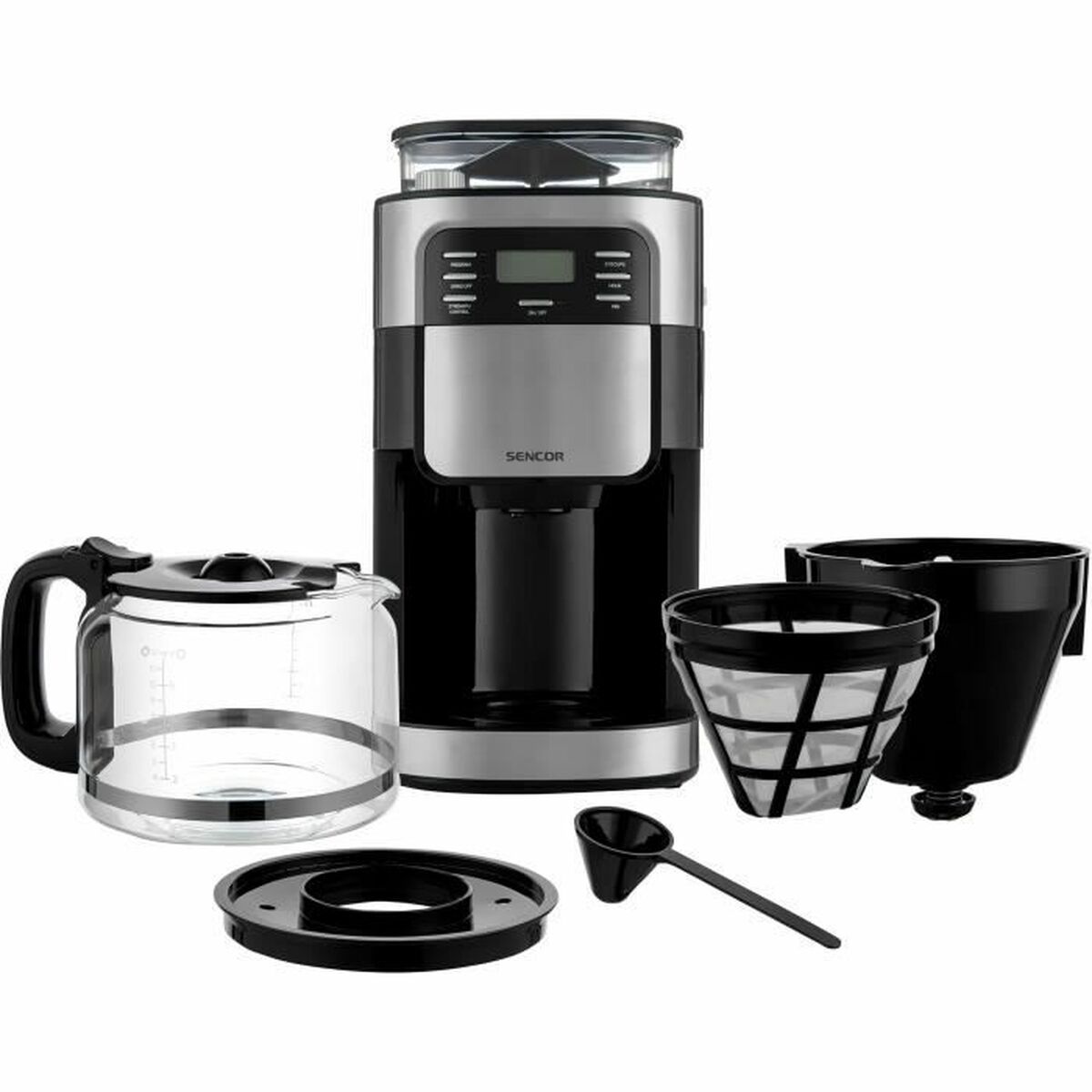 Superautomatisk kaffebryggare Sencor SCE 7000BK Svart Grå - 3