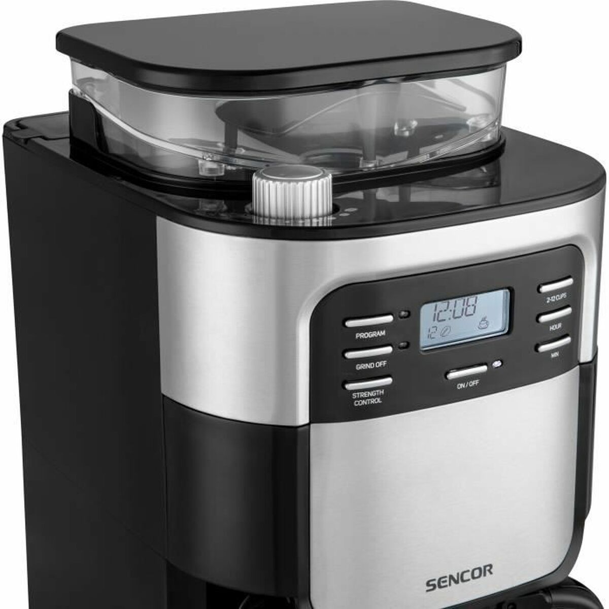Superautomatisk kaffebryggare Sencor SCE 7000BK Svart Grå - 6