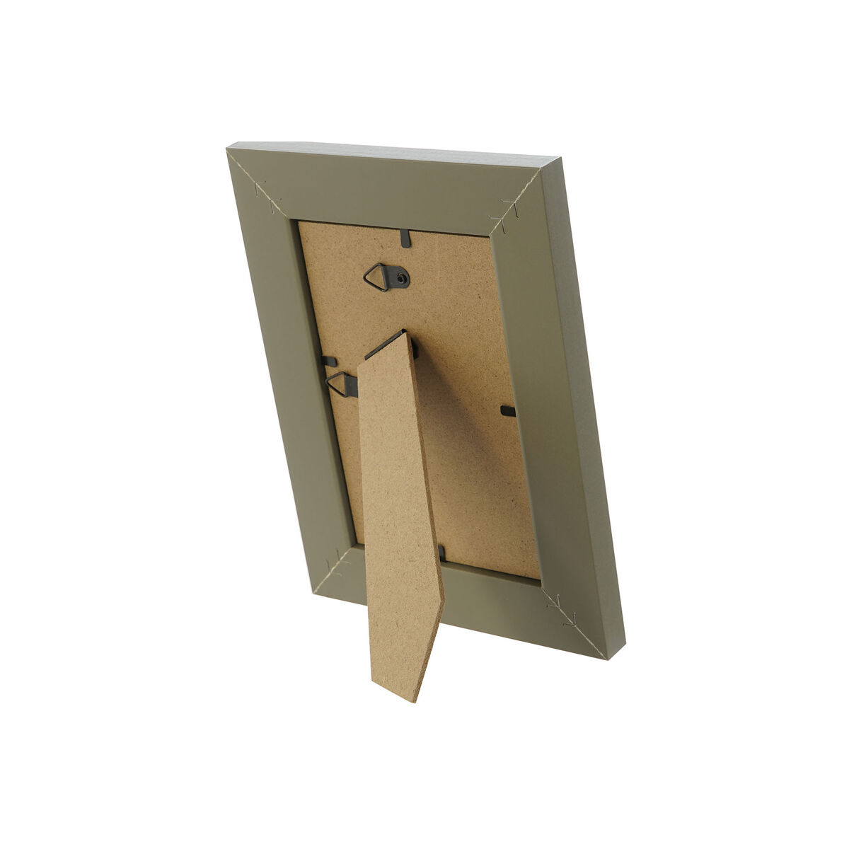 Fotoram Home ESPRIT Svart Grön Naturell Trä MDF Skandinavisk 16 x 2 x 21 cm (2 antal) - 2