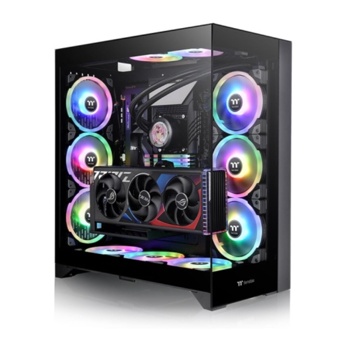 ATX Semitorn THERMALTAKE  CTE E600 MX BLACK ATX Svart - 2