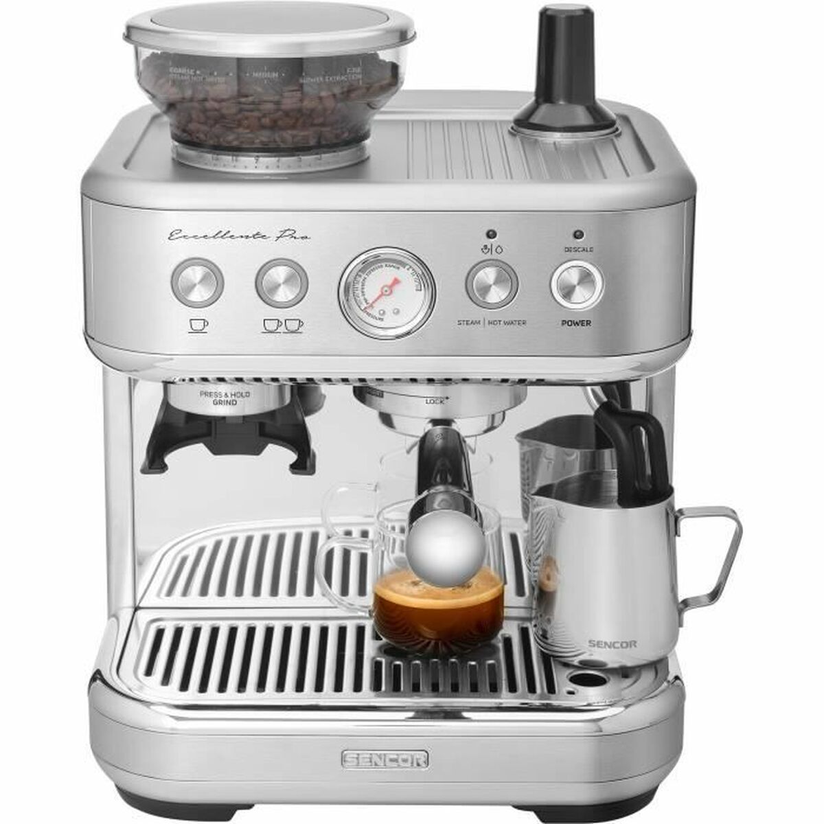 Superautomatisk kaffebryggare Sencor SES 6010SS Grå 15 bar - 3