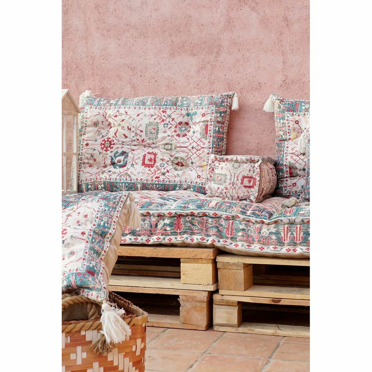 Fåtölj DKD Home Decor 8424001817443 Bomull Multicolour (155 x 76 x 65 cm) - 10