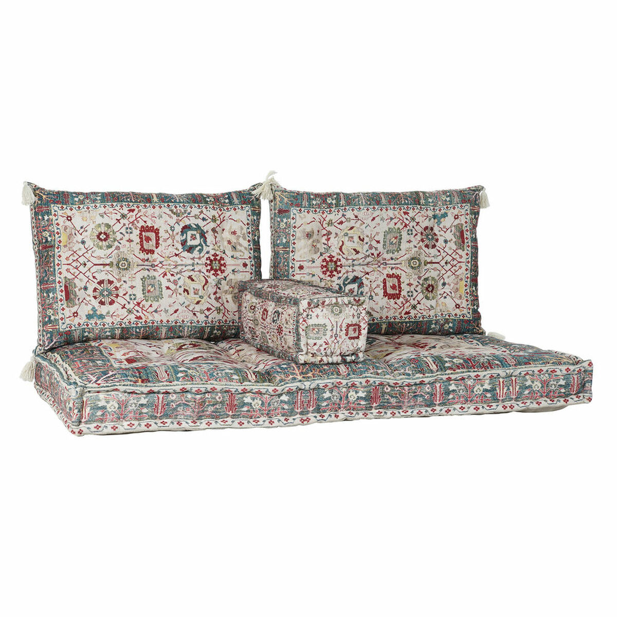 Fåtölj DKD Home Decor 8424001817443 Bomull Multicolour (155 x 76 x 65 cm) - 3