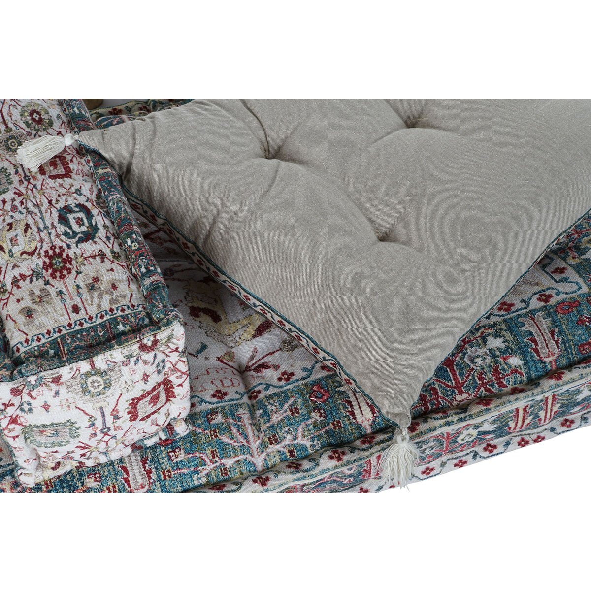 Fåtölj DKD Home Decor 8424001817443 Bomull Multicolour (155 x 76 x 65 cm) - 7