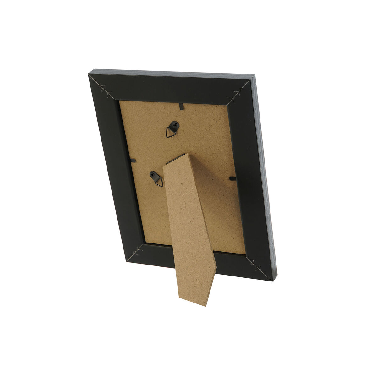 Fotoram Home ESPRIT Svart Grön Naturell Aluminium Glas Trä MDF Scandi 19 x 2 x 24 cm (2 antal) - 2