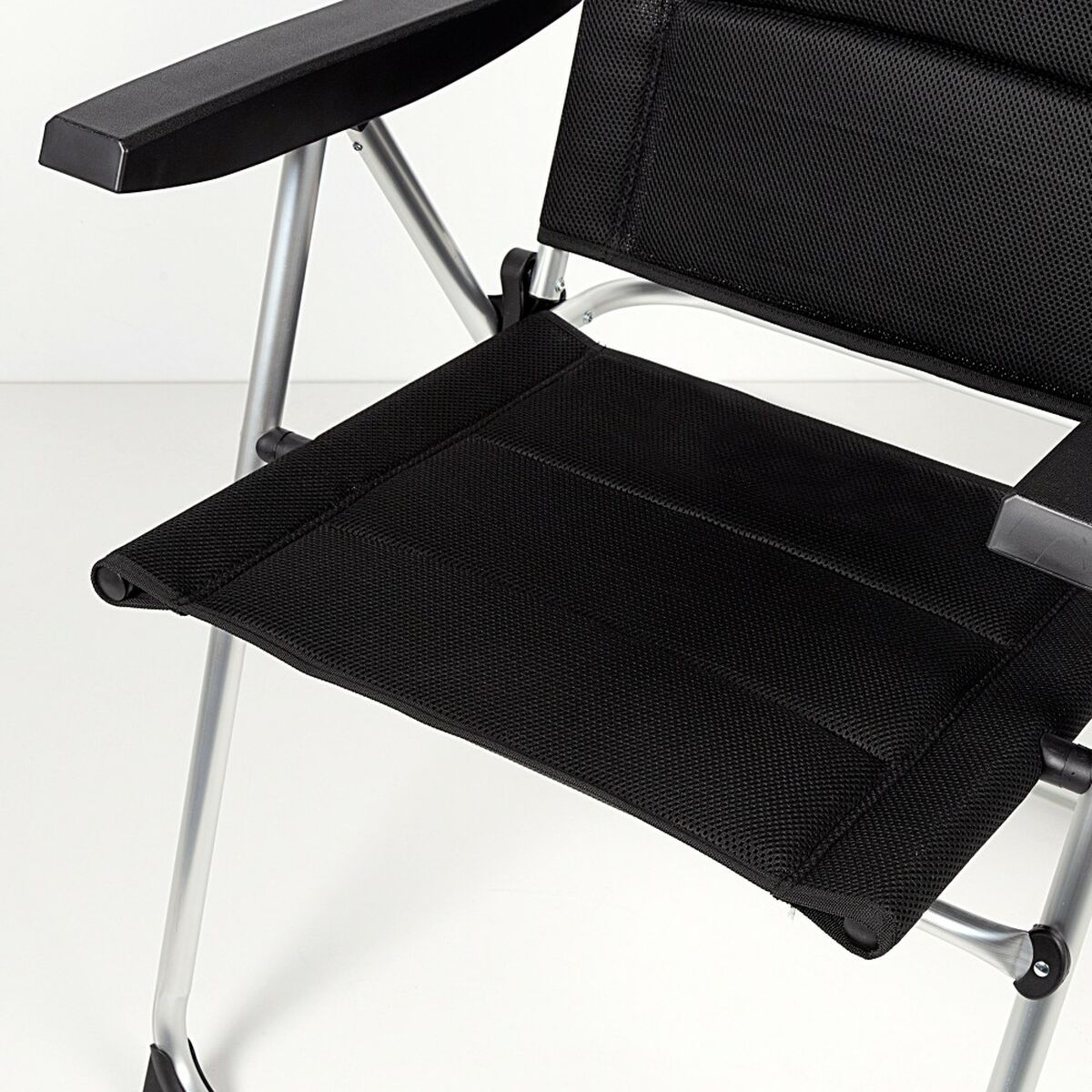 Strandstol Aktive Deluxe Hopfällbar Svart 49 x 105 x 59 cm (2 antal) - 11