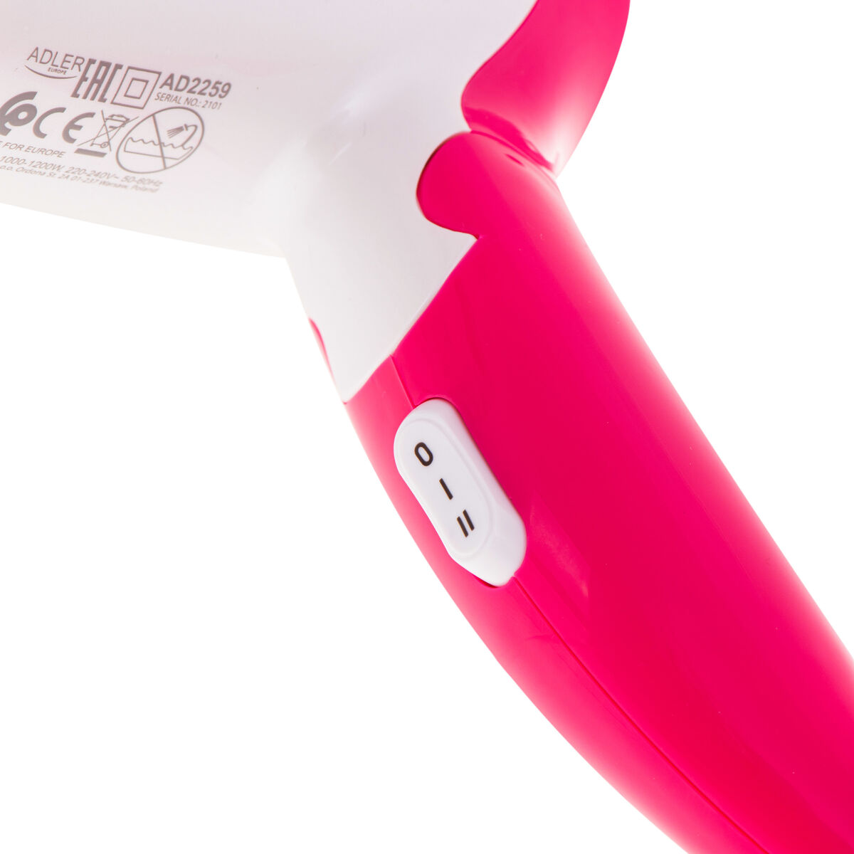Hårtork Adler AD 2259 Rosa 1200 W - 7