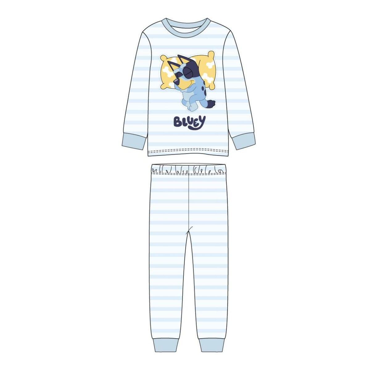 Pyjamas Barn Bluey Blå - 2