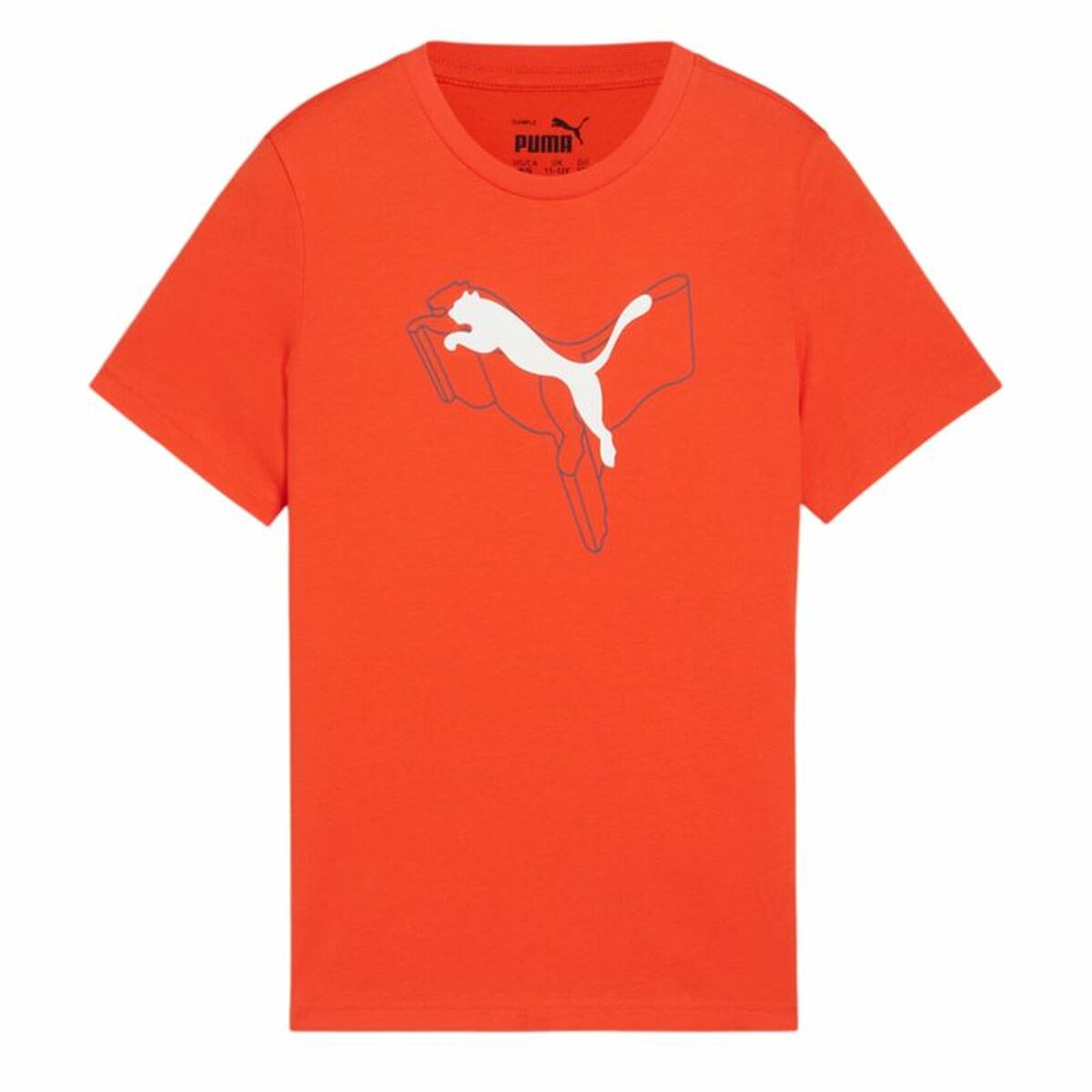 Barn T-shirt med kortärm Puma