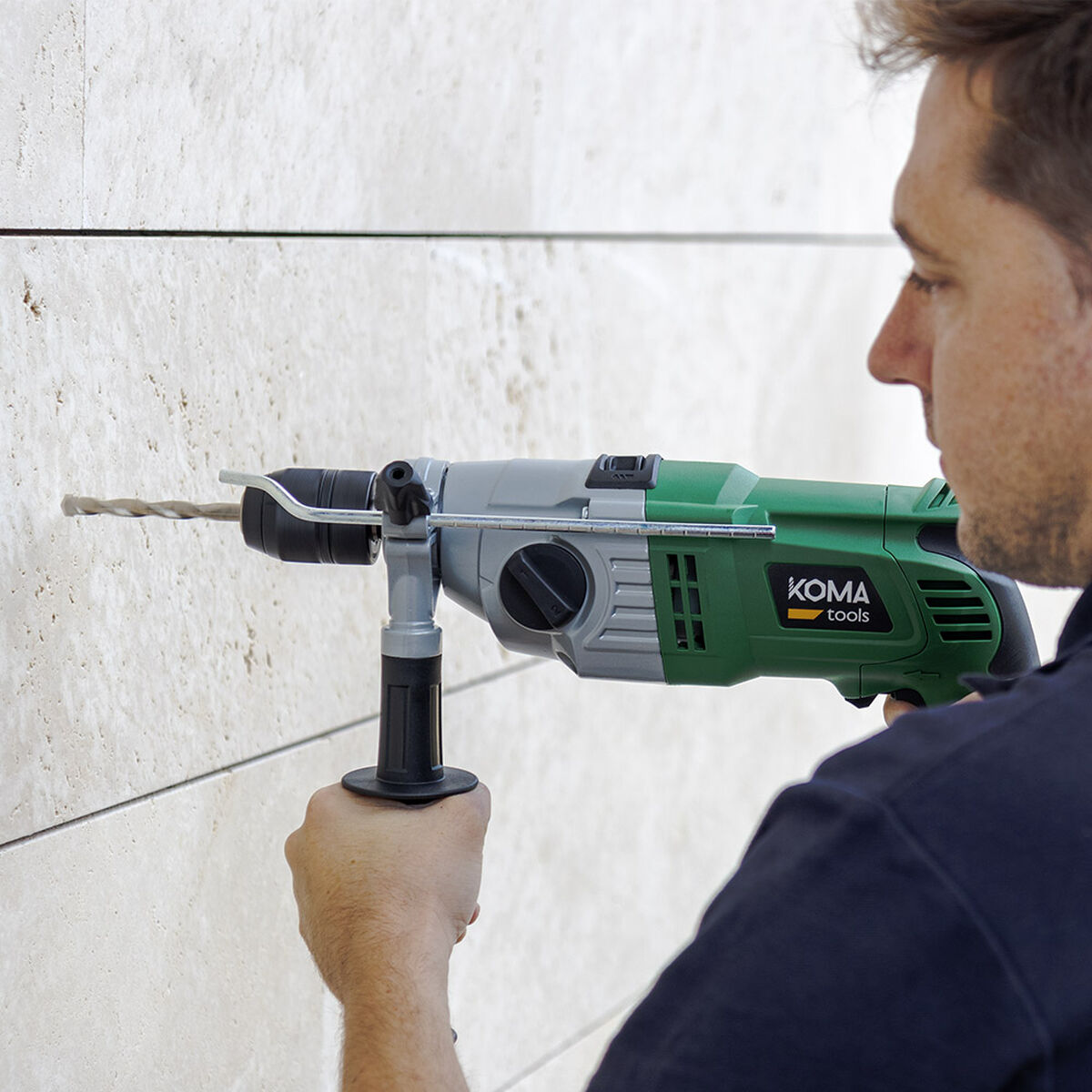 Borr- och tillbehörssats Koma Tools 1050 W 220-240 V - 8