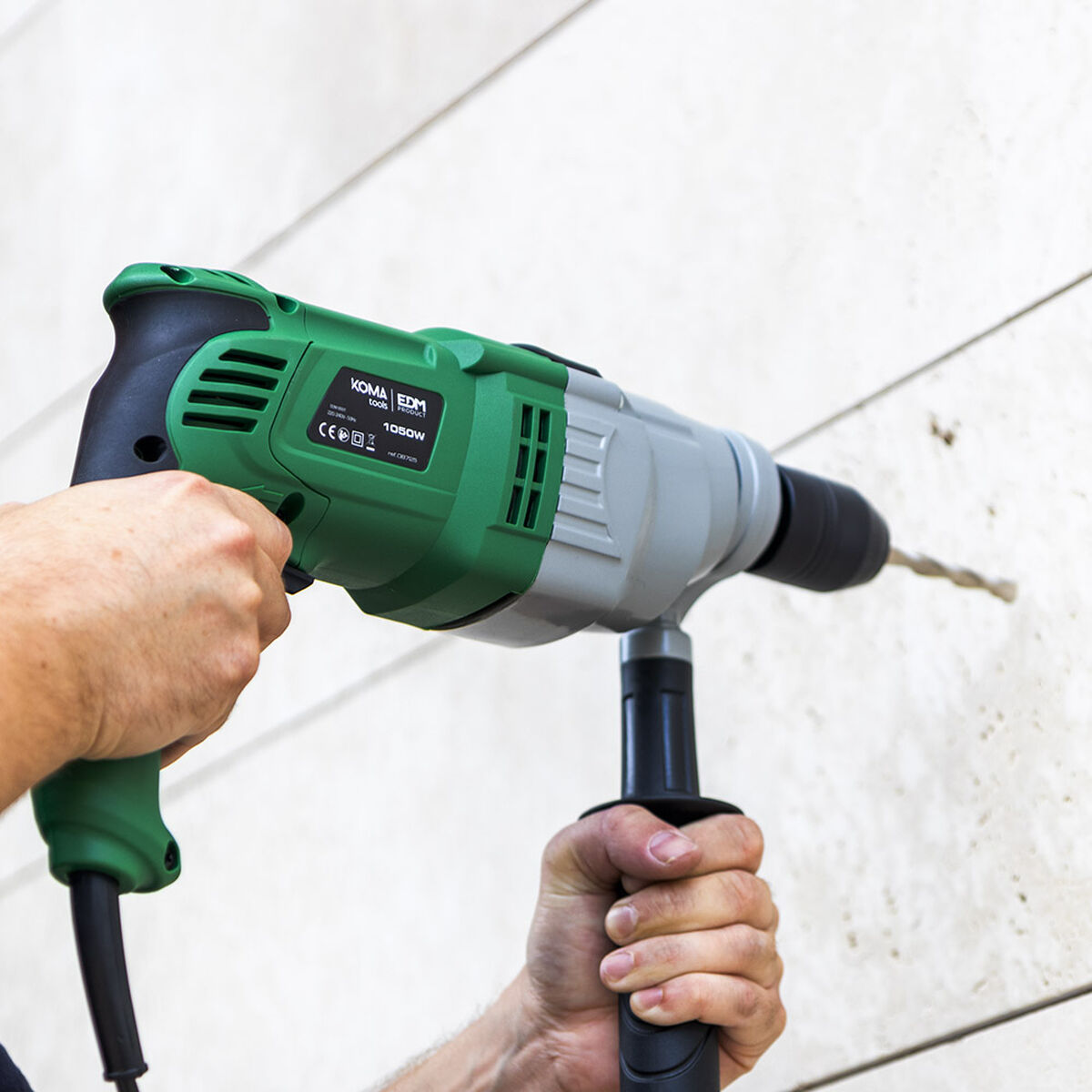 Borr- och tillbehörssats Koma Tools 1050 W 220-240 V - 7