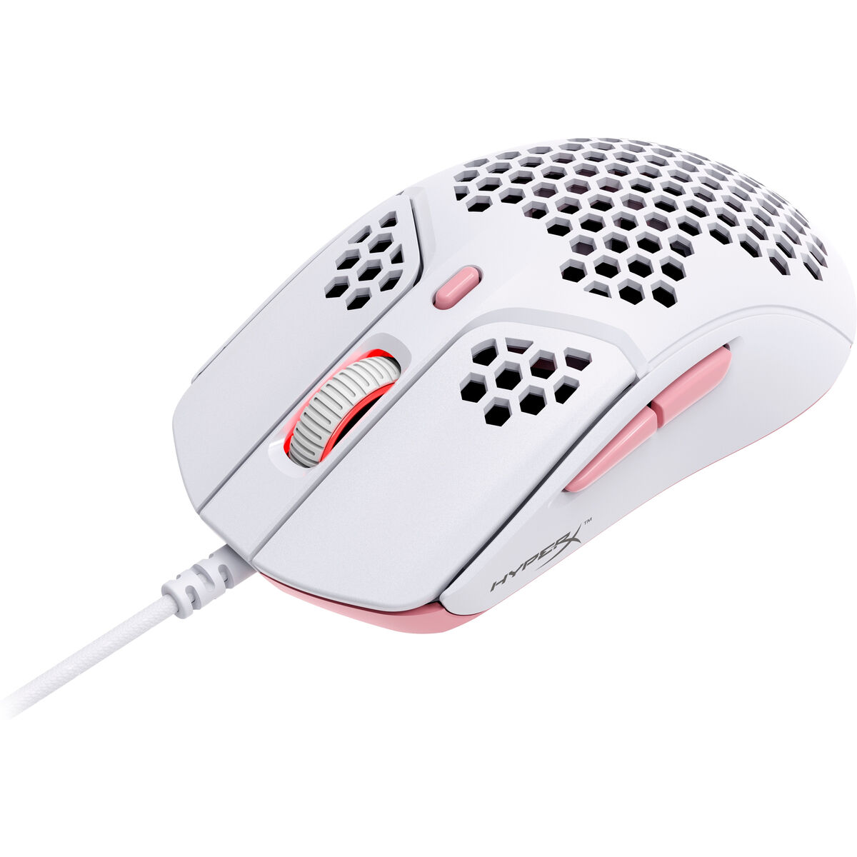 Gaming Mus Hyperx 4P5E4AA Vit Vit/Rosa 3200 DPI - 4