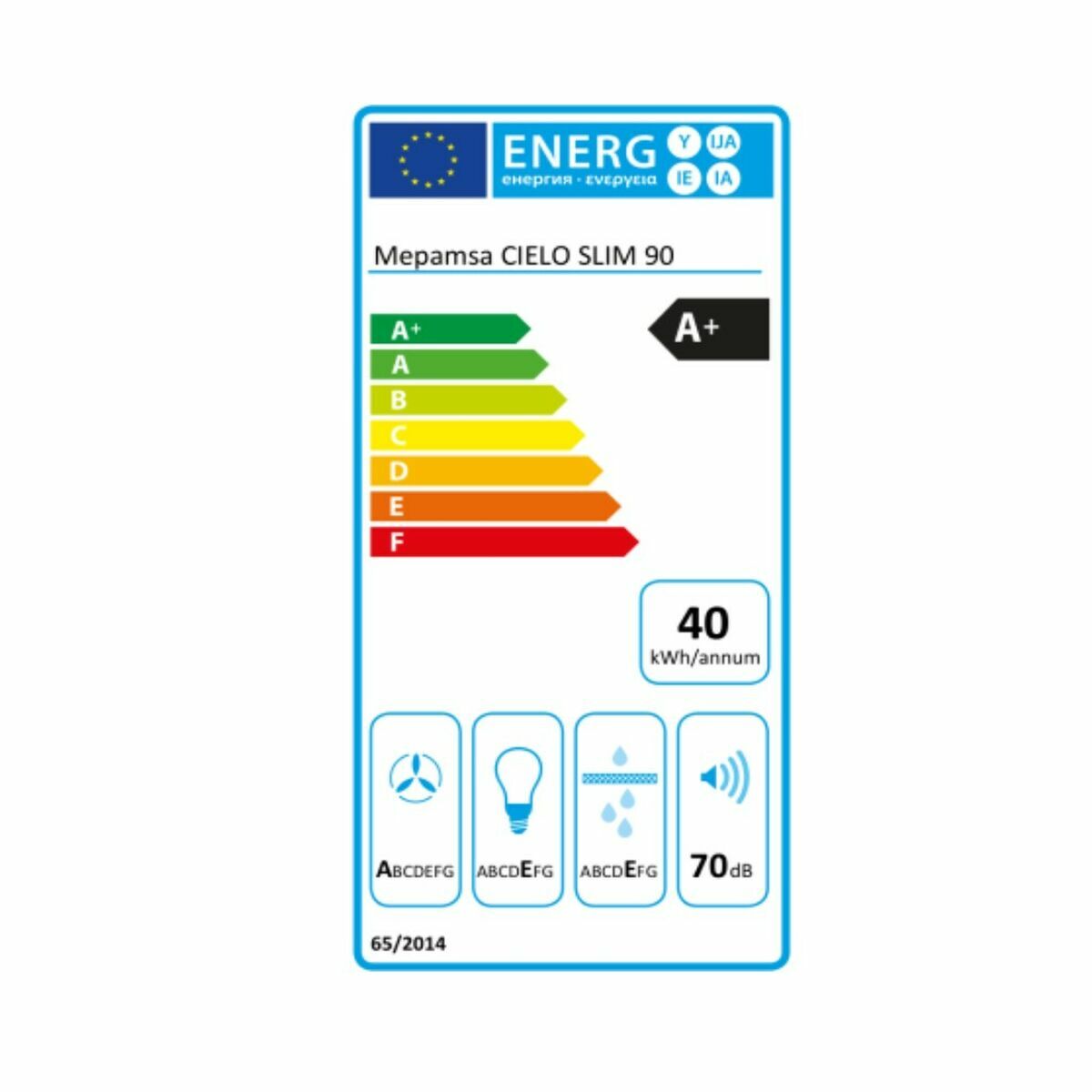 Konventionell fläkt Mepamsa Cielo Slim 90 - 4
