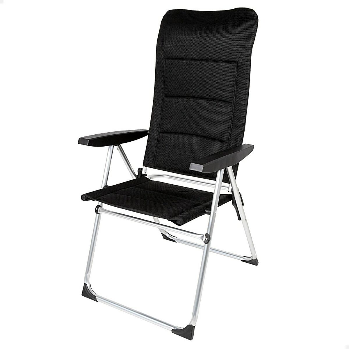 Strandstol Aktive Deluxe Hopfällbar Svart 49 x 123 x 67 cm (2 antal) - 9