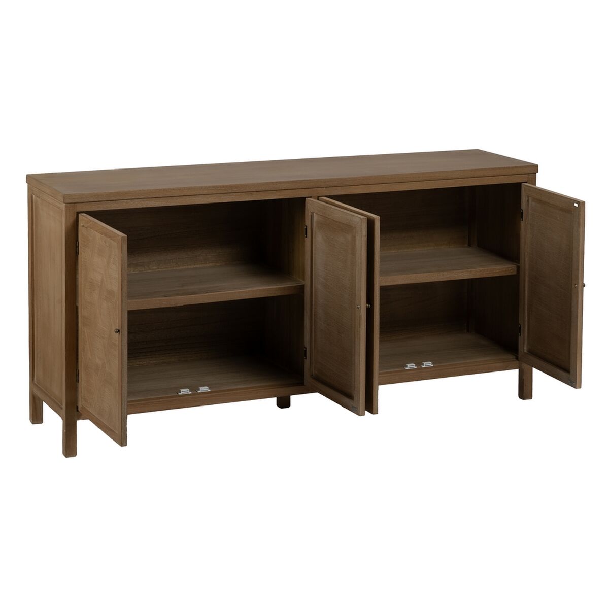 Skänk BRAYAN Naturell Trä MDF 160 x 40 x 80 cm - 3