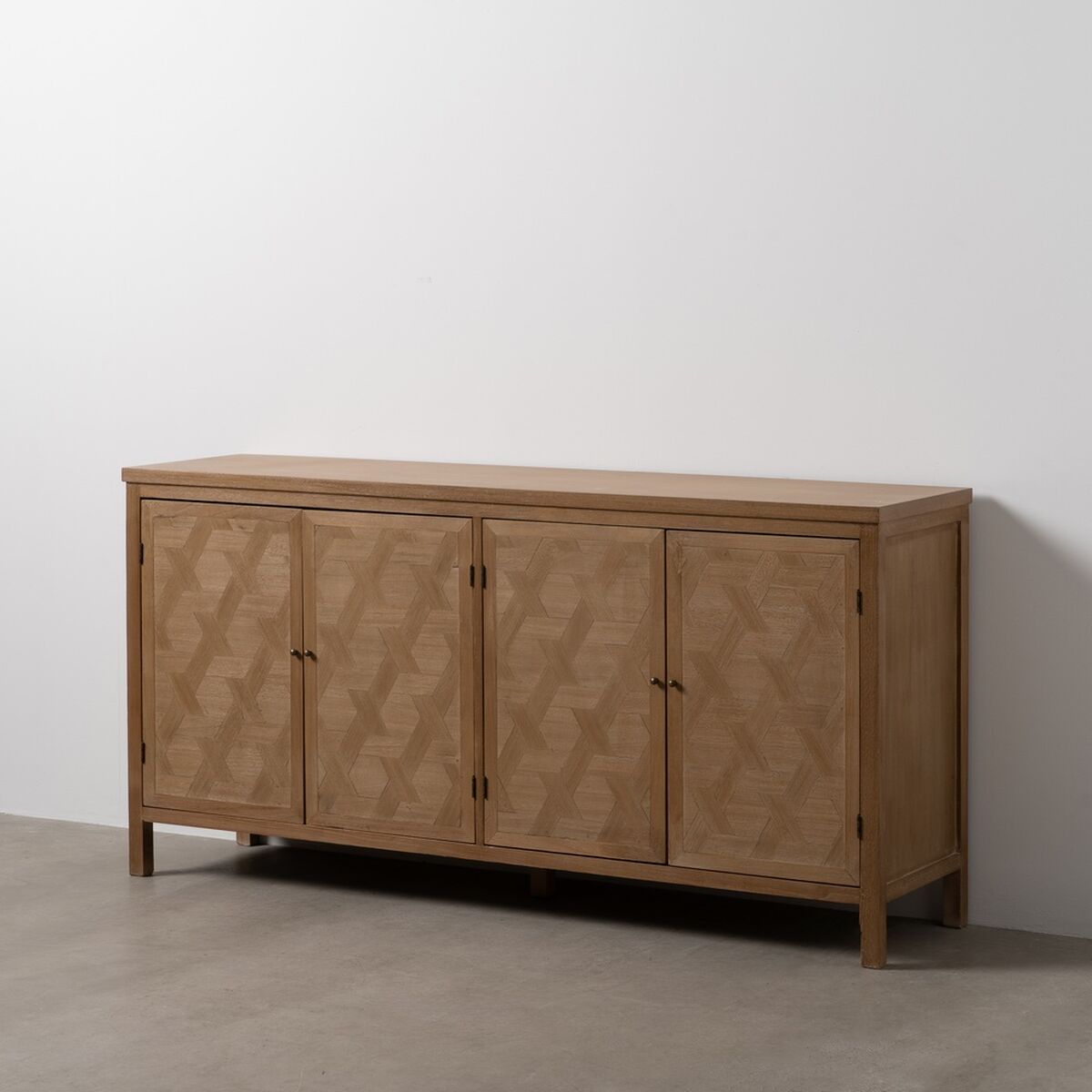 Skänk BRAYAN Naturell Trä MDF 160 x 40 x 80 cm - 2