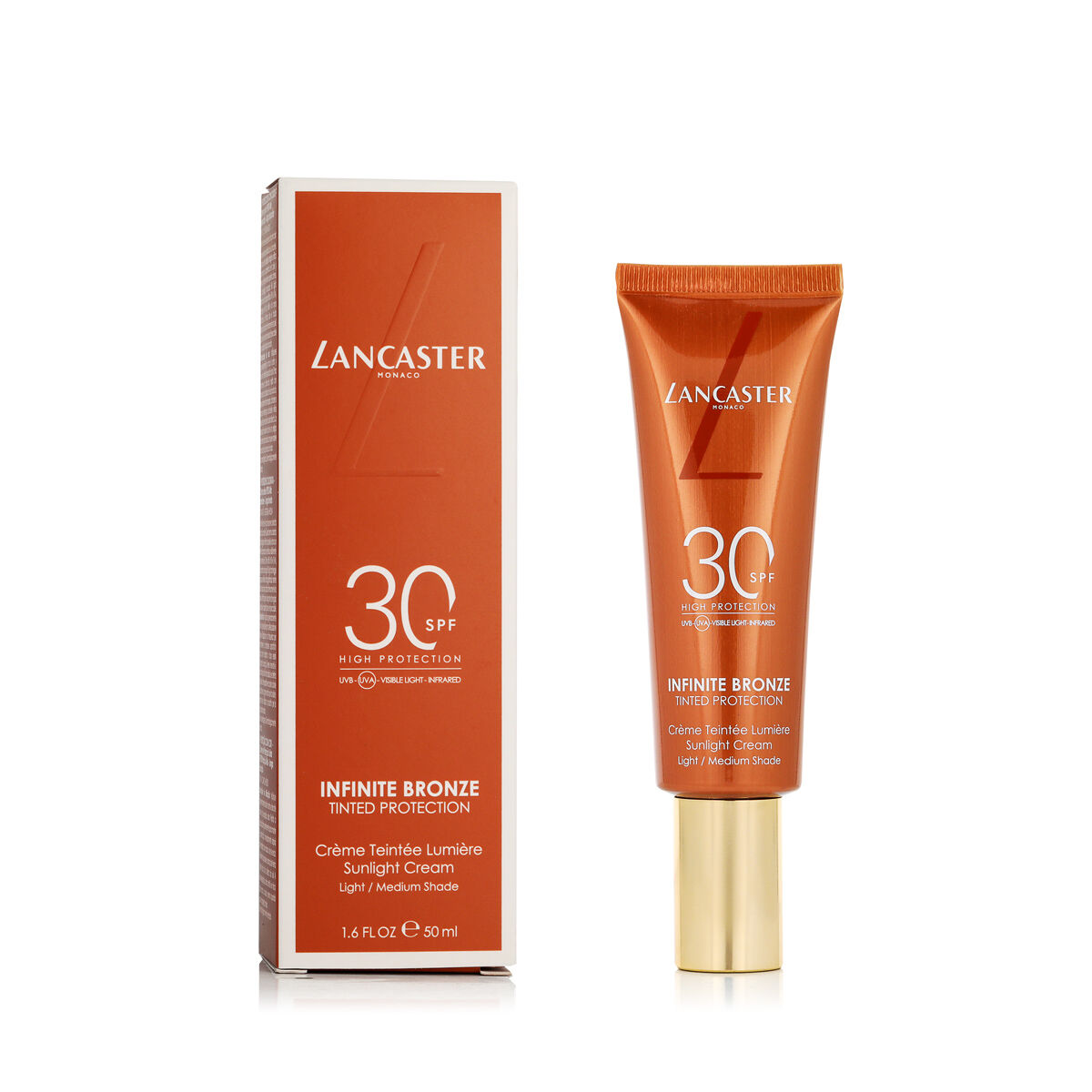 Ansiktssolkräm Lancaster Infinite Bronze