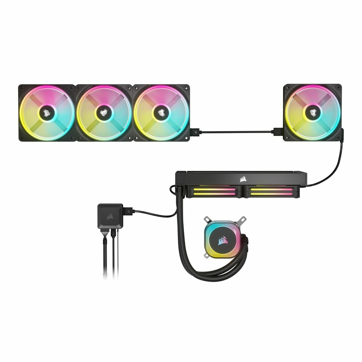 Lådfläkt Corsair CO-9051001-WW Ø 12 cm (1 antal) - 2