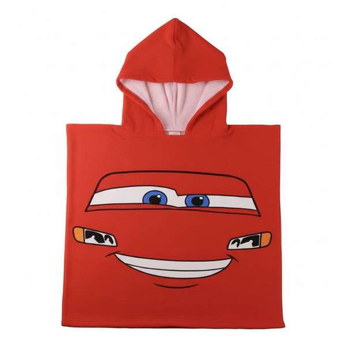 Badduksponcho med luva Cars Röd 55 x 77 cm