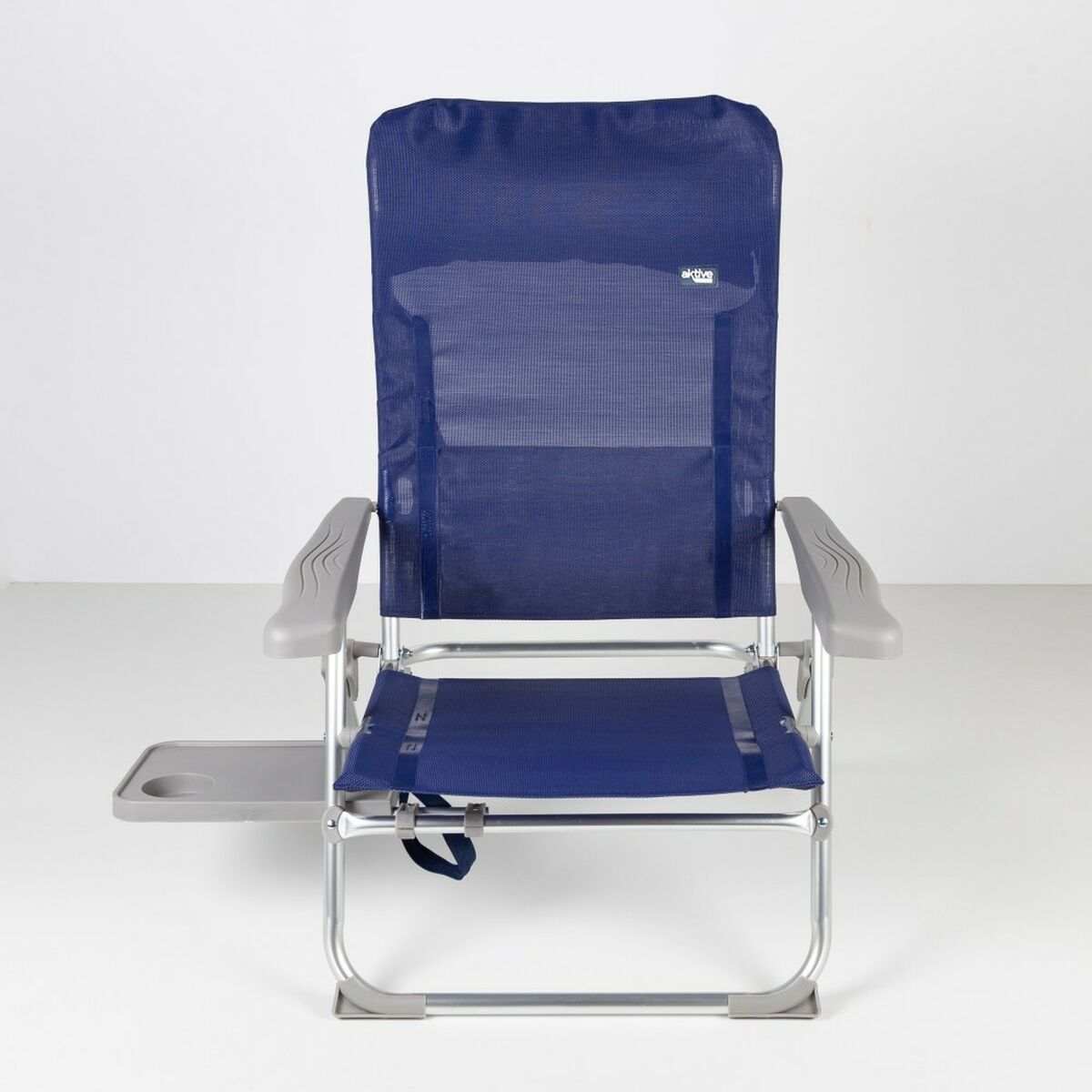 Strandstol Aktive Slim Hopfällbar Marinblå 47 x 89 x 57 cm (2 antal) - 13