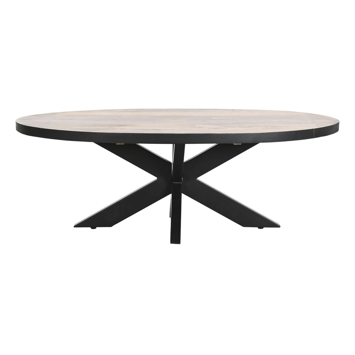 Soffbord DKD Home Decor Naturell Metall Mangoträ 130 x 70 x 45 cm - 5