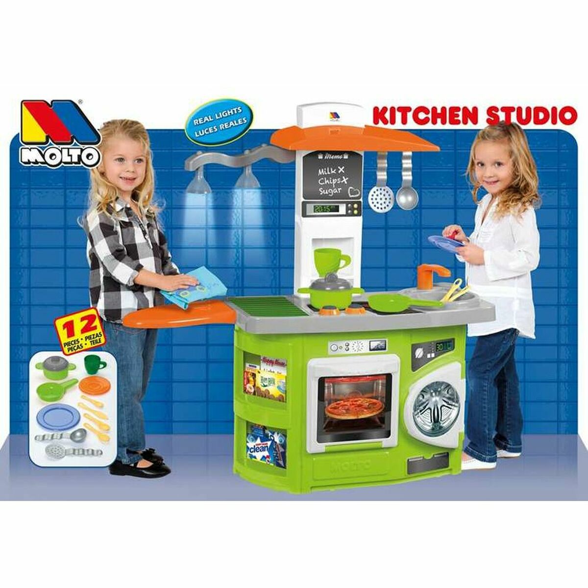 Leksakskök Moltó K Kitchen Studio 80 x 28 x 82 cm 13153 - 10