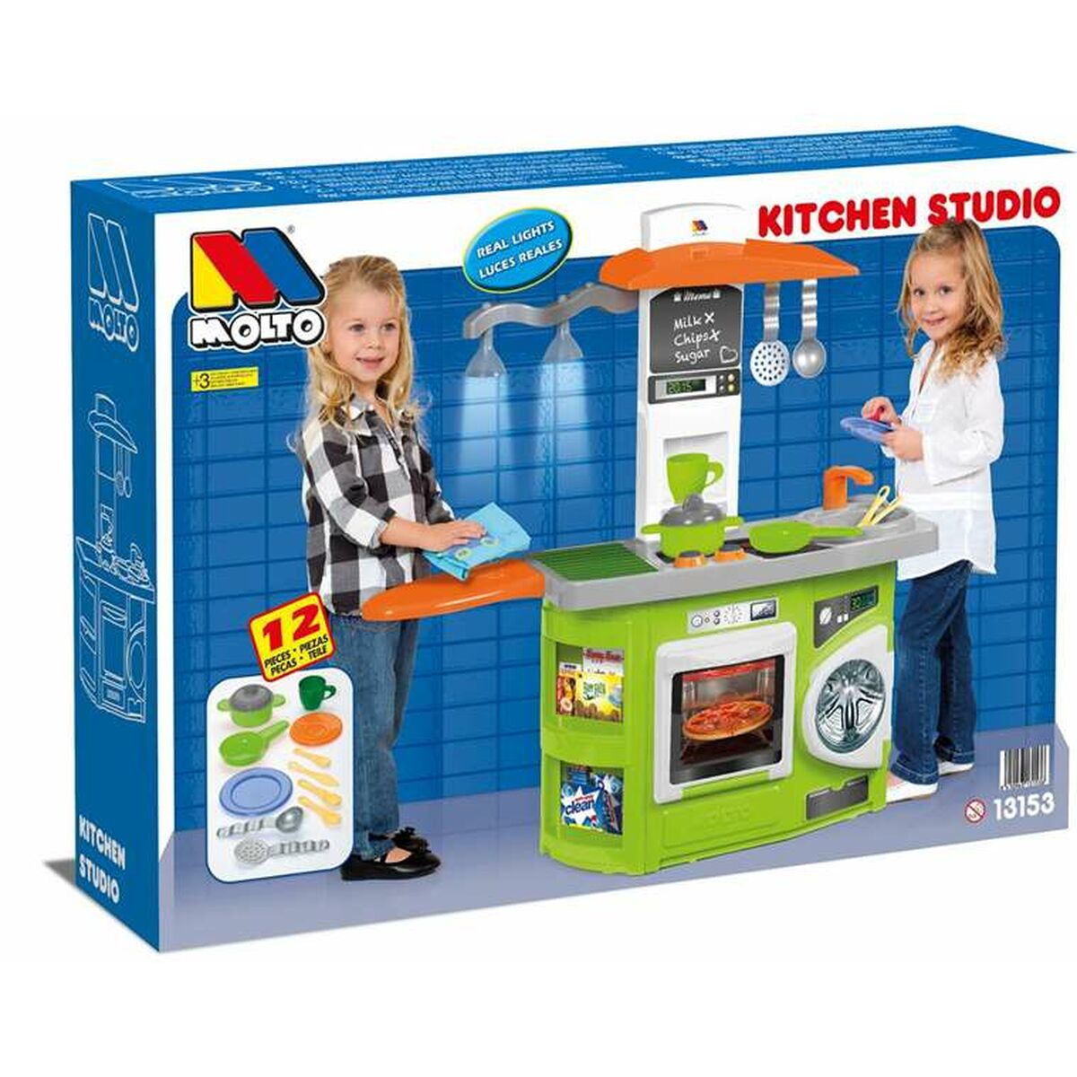 Leksakskök Moltó K Kitchen Studio 80 x 28 x 82 cm 13153 - 7