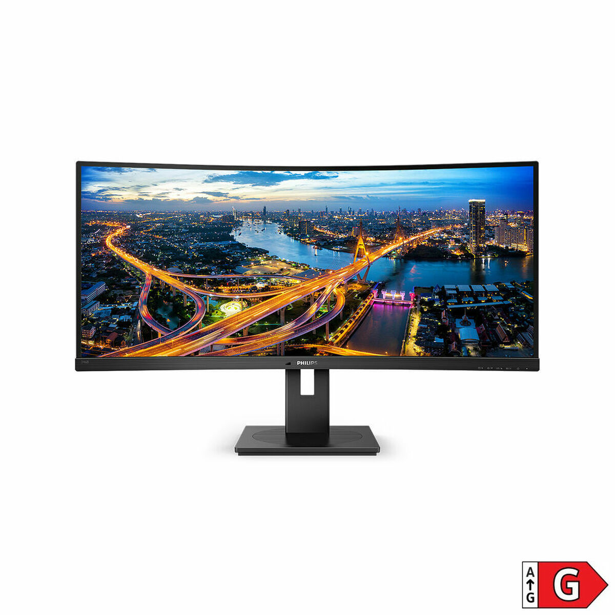 Monitor Philips 346B1C/00 34" QUAD HD 34" LED VA LCD Flicker free 50-60  Hz - 2