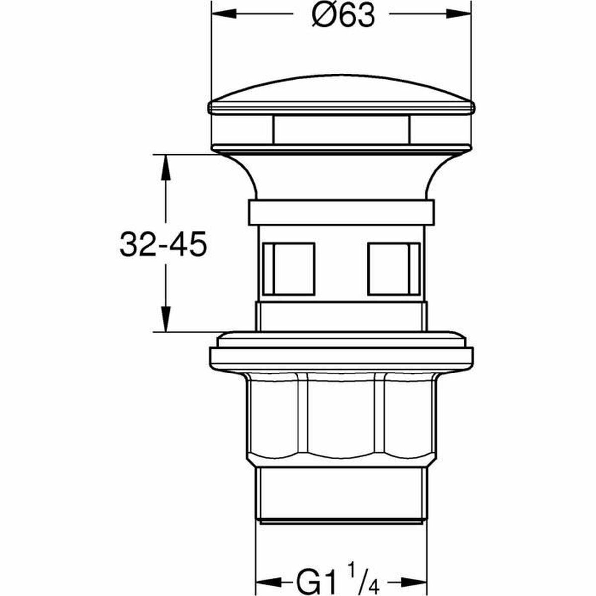 Propp Grohe 40824000 Grå - 3