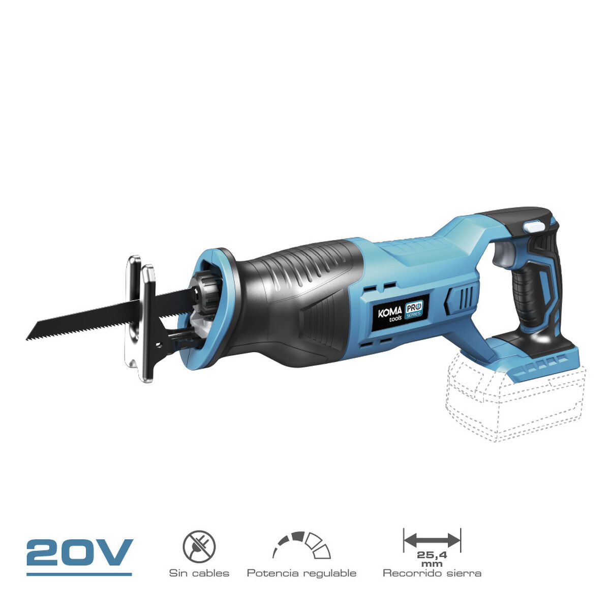 Självsågande såg Koma Tools Pro Series - 4