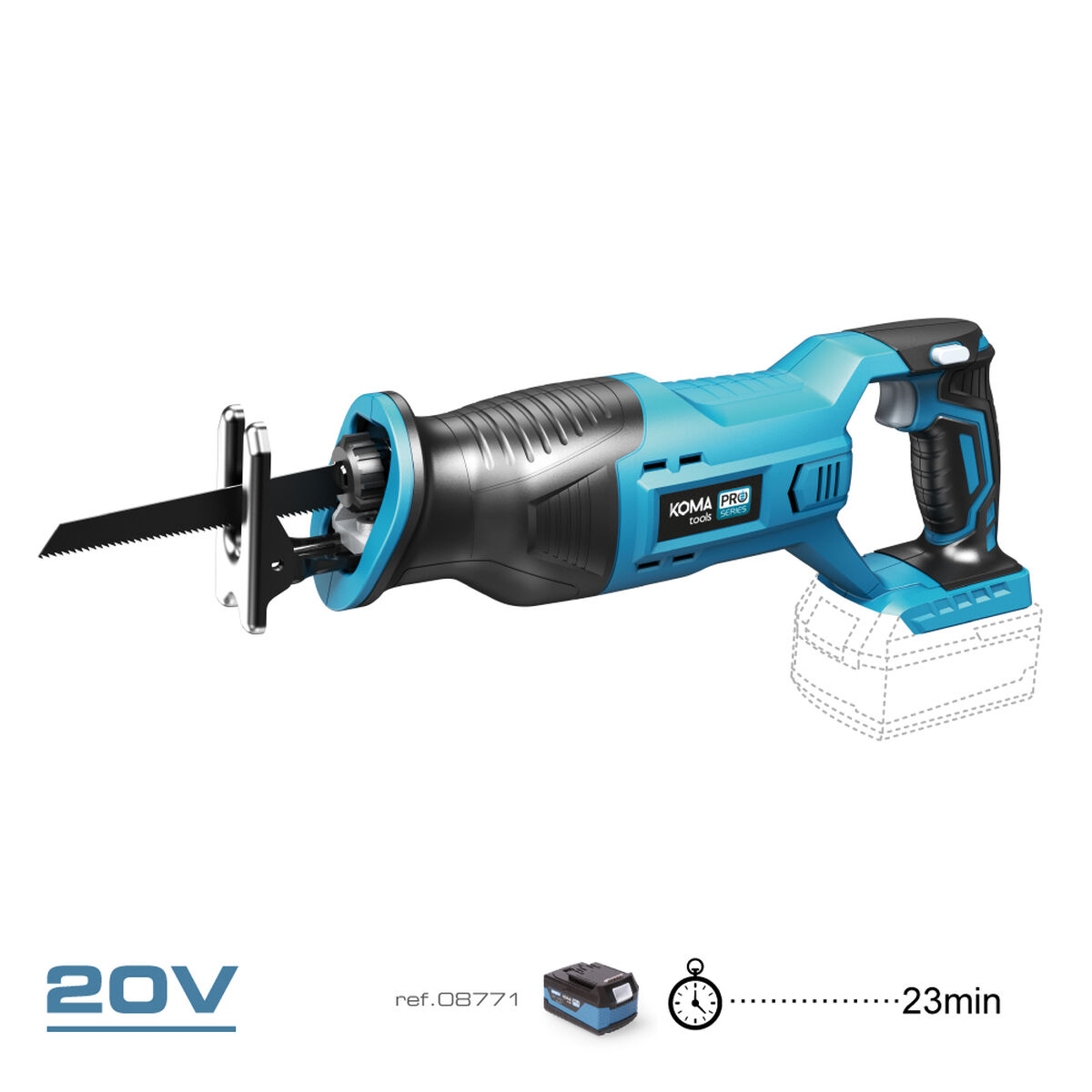 Självsågande såg Koma Tools Pro Series - 5