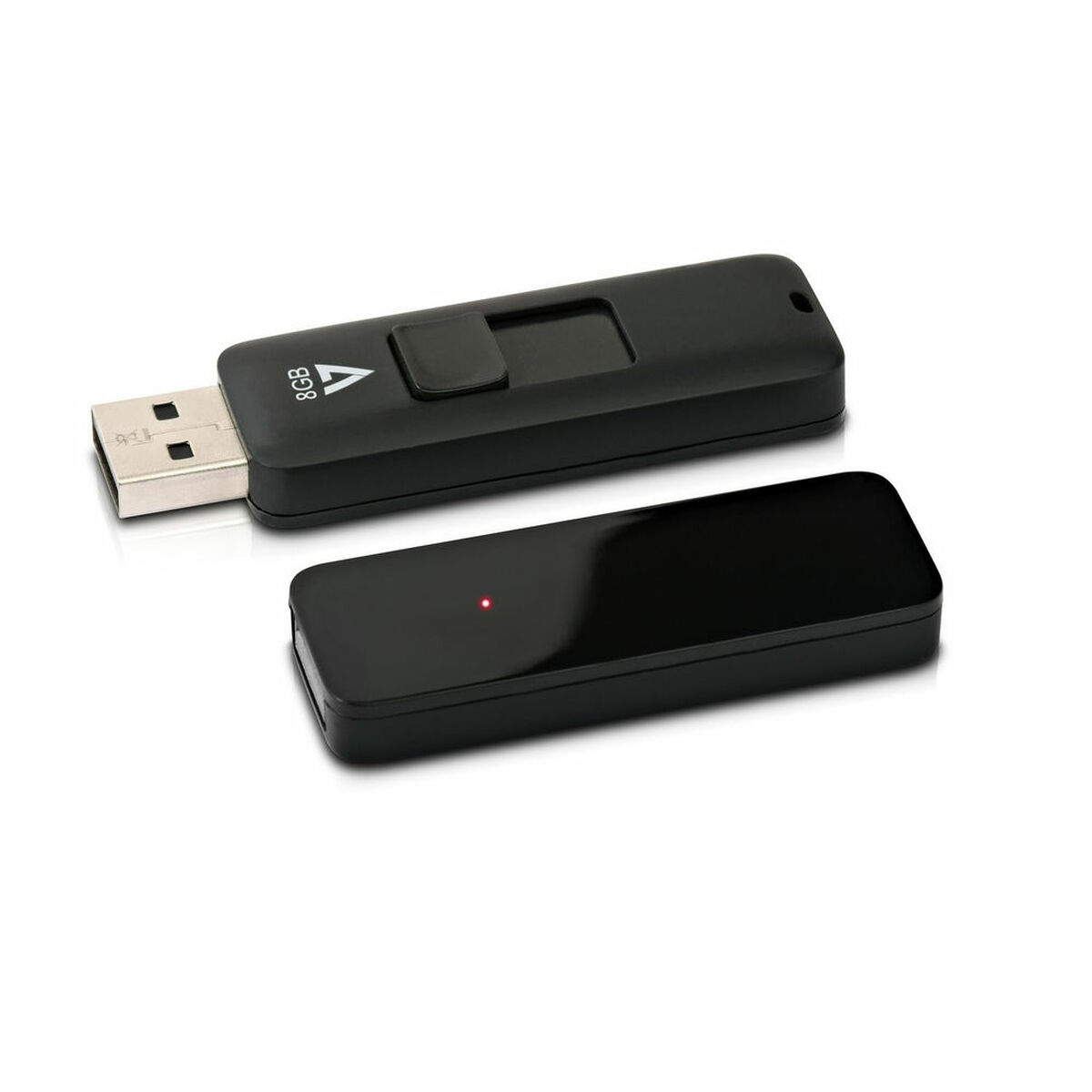 Minnessticka V7 Flash Drive USB 2.0 Svart 8 GB - 6