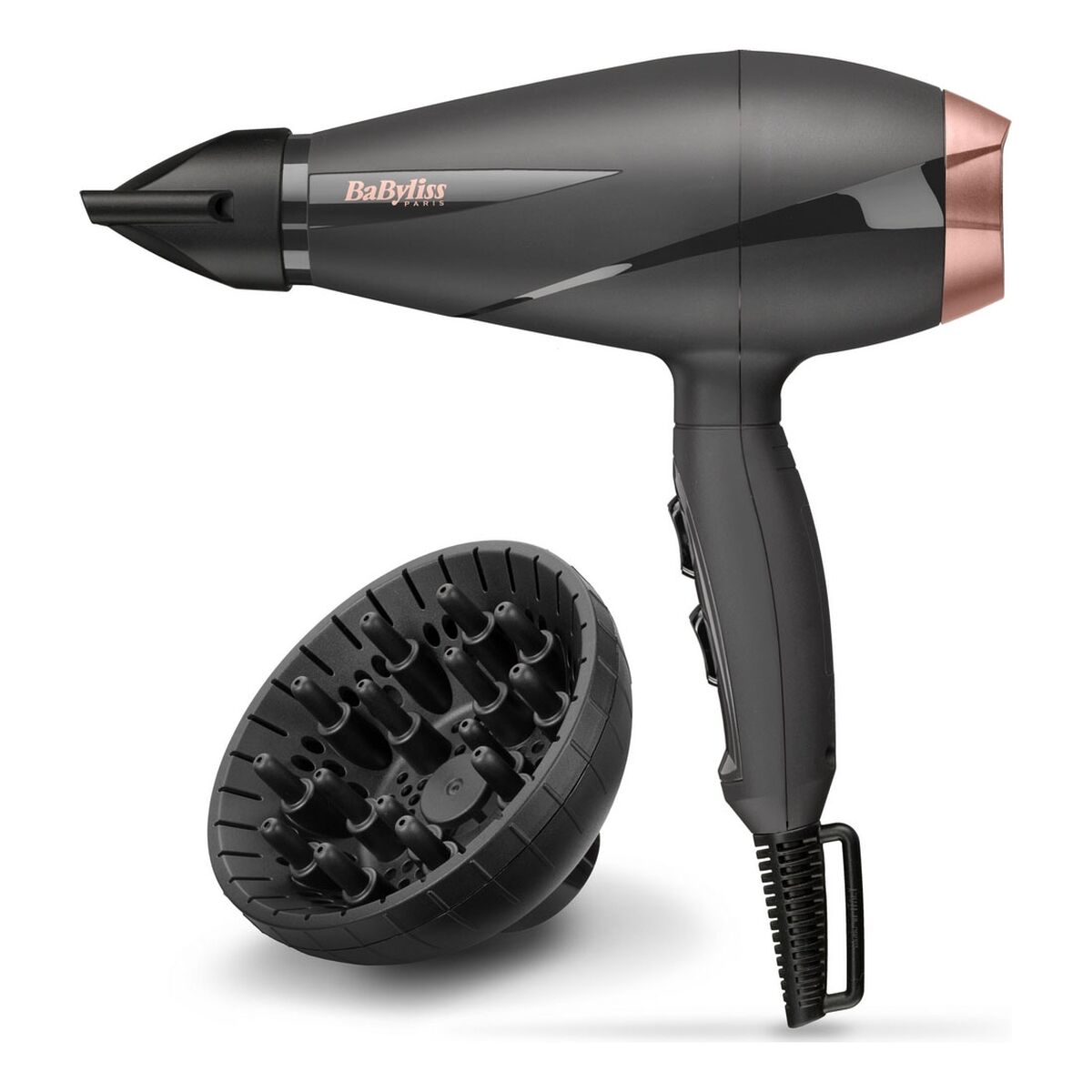 Hårtork Babyliss Smooth Pro 2100 Svart Rosa Svartvit 2100 W - 4